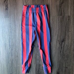 Vild House of Little Striped Pants 18-24 M Red Blue Striped Soft Comfort Whimsy